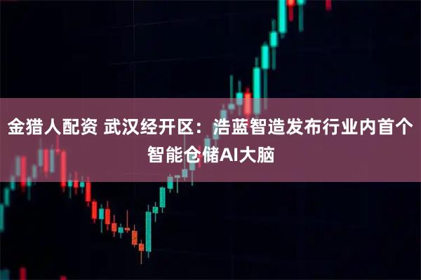 金猎人配资 武汉经开区：浩蓝智造发布行业内首个智能仓储AI大脑