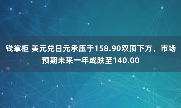 钱掌柜 美元兑日元承压于158.90双顶下方，市场预期未来一年或跌至140.00